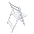 thumbnail image 6 of Folding Chairs Set of 4, Wood Portable Event Chairs Wedding Chairs with Slatted Seat, Lightweight Folding Chairs for Balcony Backyard Dining Room, Fully Assembled, 6 of 8