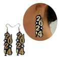thumbnail image 2 of HGYCPP Happy New Year Earrings Handmade Sparkling Pendants Earwears Chinese Holiday Ears Ornaments Ear Hangers for Women, 2 of 20