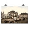 thumbnail image 2 of Print: Market Place, Bonn, The Rhine, Germany, circa 1890, 2 of 4