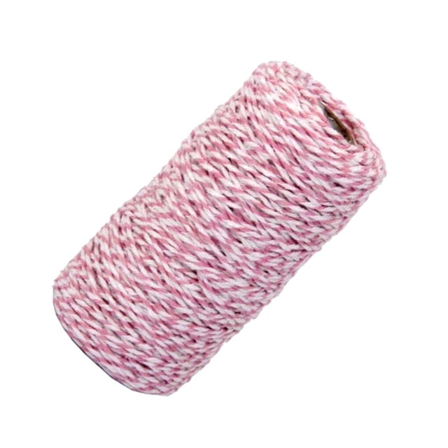 2mm Two-color Cotton Candy Rope Cord Double-strands Gifts Crafts Two-color cotton Food Box Wrapping String