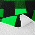 thumbnail image 5 of Erosebridal Pixel Miners Plaid Twin Quilt Set,Teens Video Games Twin Coverlet Set For Boys,2 Pieces, 5 of 7