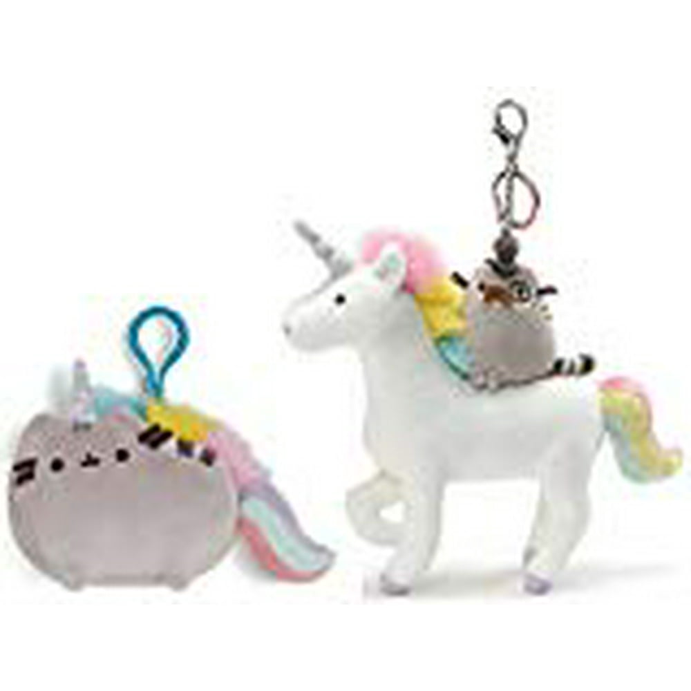 GUND - GUND Pusheenicorn Clip Bundle with Large Fancy Pusheen Unicorn Keychain - Walmart.com