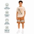 thumbnail image 5 of Quad Seven Boys Short Set Printed Graphic Short Sleeve Shirt & French Terry Matching Shorts 2 Piece, 5 of 7