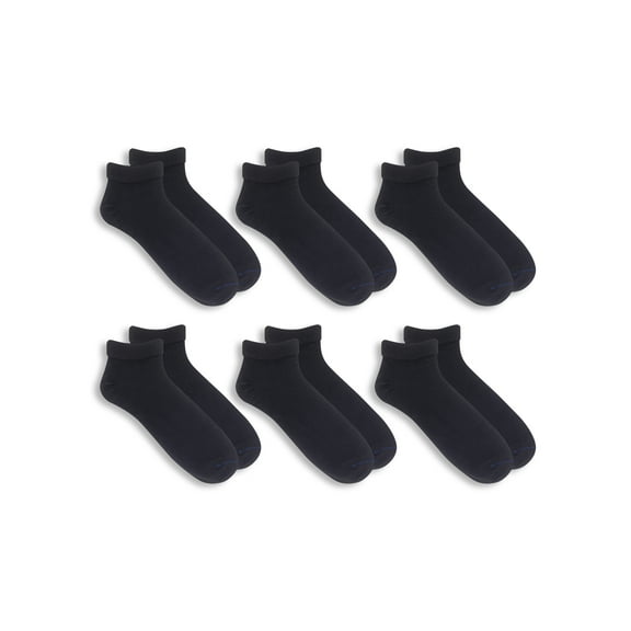 Dr. Scholl's Men's P6 Diabetic Circulatory Lowcut Flat Knit Socks Big & Tall