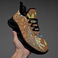 thumbnail image 3 of Autism Awareness Shoes Trail Running Shoe Non-Slip Breathable Comfortable Sneakers Black Size 4.5, 3 of 7