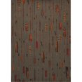 thumbnail image 1 of United Weavers 750 06367 58 5 ft. 3 in. x 7 ft. 2 in. Affinity Quilted Arrow Area Rug, Blue & Grey, 1 of 2