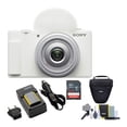 thumbnail image 1 of Cámara Sony ZV-1F Vlog para creadores de contenido en blanco + Accesorios, 1 of 3