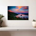 thumbnail image 2 of Elephant Stock Lake Tahoe Sunset Wall Art - Horizontal Canvas Wall Art - Living Room Wall Decor - Nature Canvas - Green And Blue Decor - 12" x 8", 2 of 8