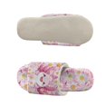 thumbnail image 5 of COEQINE Axolotl Daisy Pink Slip On Slippers Womens Fluffy Slippers Soft Indoor Sandals Cute House Slides Comfortable Open Toe Slip On House Shoes Footwear for Bedroom Travel, 36-37, 5 of 7