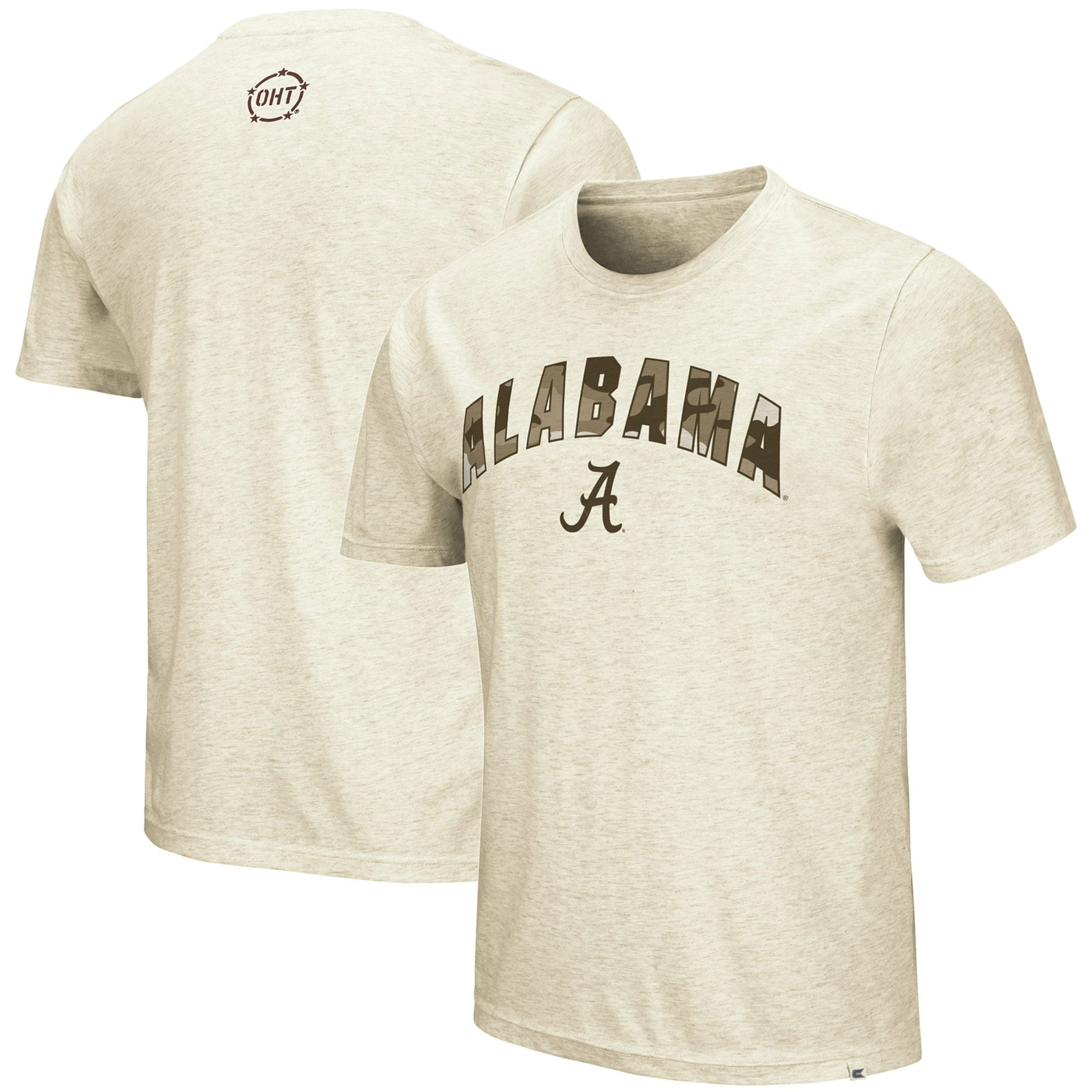 Men's Colosseum Oatmeal Alabama Crimson 