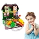 thumbnail image 4 of Juego de cocina de simulación | Juguetes de corte de alimentos simulados | Bolso de belleza de postre de hamburguesa | Plástico ABS | Accesorios coloridos | Herramientas de cocina para juegos de rol, 4 of 6