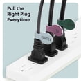 thumbnail image 3 of U Brands 12ct Writable Cord Labels, Hook and Loop, Multicolor, 3 of 6