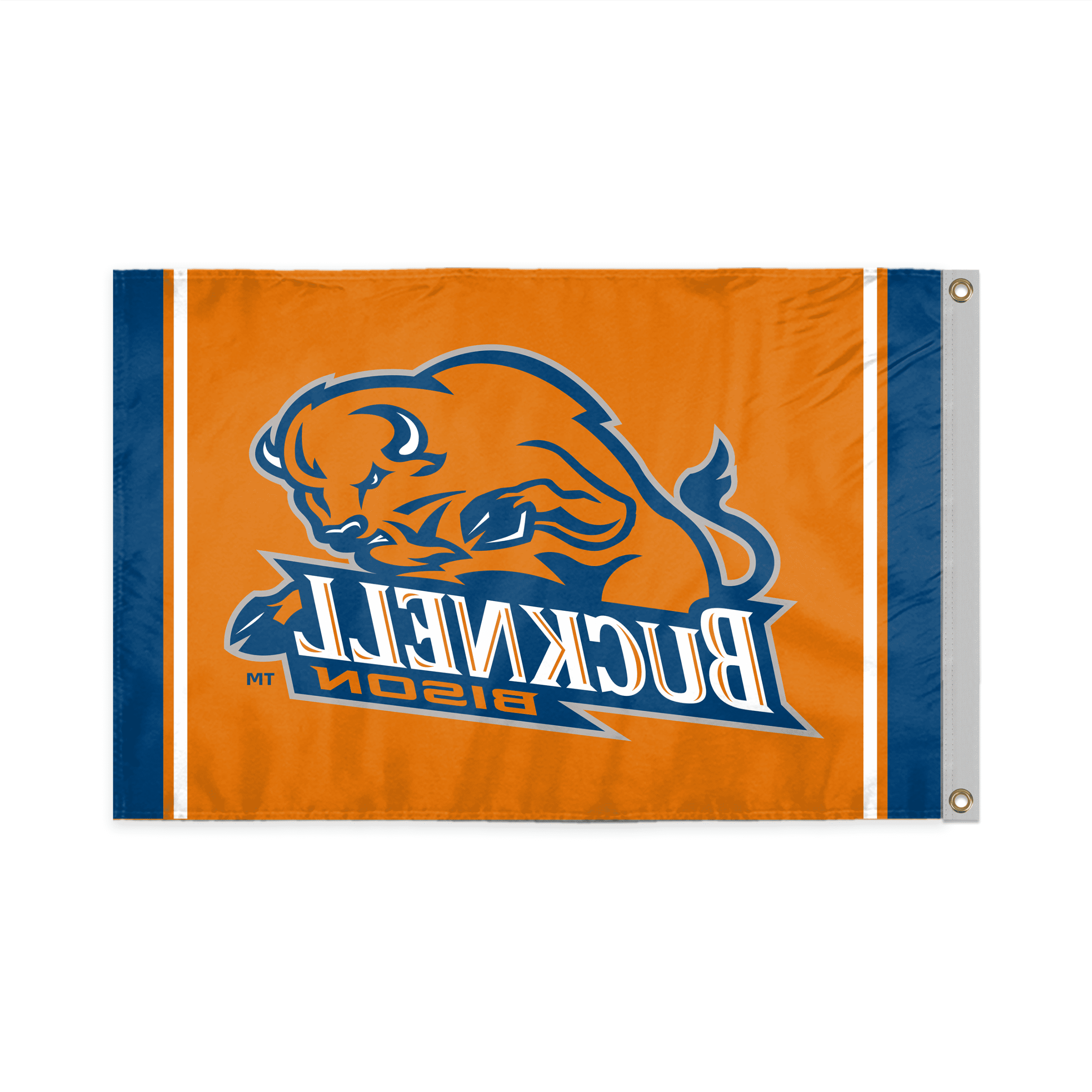AGAS 3' x 5' Bucknell Bisons Logo Outdoor Flag, Single-Reverse Print with Brass Grommets