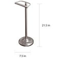 thumbnail image 4 of Kingston Brass  Brushed Nickel Standing Pedestal Toilet Paper Holder, 4 of 5