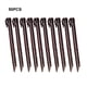 thumbnail image 4 of Billuyoard 50 pack/lote, soporte para plantas, estacas para bordes de paisaje, duraderas, fácil instalación, puntas planas para bordes de Jardín y Patio Café+50uds, 4 of 6