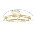 thumbnail image 2 of SIfdSeng Bracelet Double Strand Layered Adjustable Bracelet Jewelry Gift for Girls Teens Easter Bracelet Italian Bracelet Charms Charms for Bracelets Making Couple Bracelets, 2 of 5