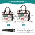 thumbnail image 4 of FORMRS Insulated Lunch Bag Unisex Large Capacity with Shoulder Strap, Christmas Train, 4 of 6