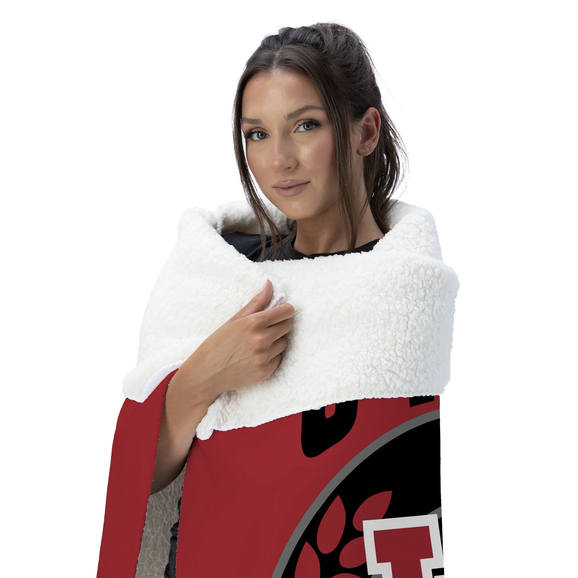 Utah NCAA Apex Silk Touch Sherpa Throw 50x60 inches