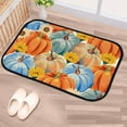 thumbnail image 2 of GZHJMY Bathroom Rugs Mats Non-Slip, Soft Microfiber Absorbent Bath Mats for Shower Bathtubs, Pumpkins with Sunflower Indoor Entrance Door Mats Bedroom Laundry 36”x24” Carpet Runner, 2 of 7