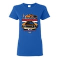 thumbnail image 1 of Wild Bobby Mustang Powered by Ford Performance Cars and Trucks Women Graphic Tee, Royal, XX-Large, 1 of 6