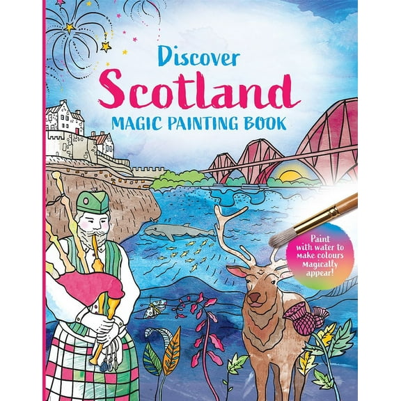 Discover Scotland: Magic Painting Book (Paperback)