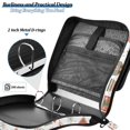 thumbnail image 4 of FORMRS Zipper Binder with Shoulder Strap 2-inch Ring 500 Sheet Capacity File Bag, Red Nordic Christmas, 4 of 5