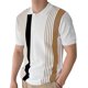 thumbnail image 5 of Ceisia Men's Polo Shirt | Slim Fit Short Sleeve Vertical Stripe Color Block Polo | Breathable Wrinkle-resistant (Multiple Combinations) Gift, 5 of 8