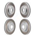 thumbnail image 1 of Genius Front Rear Coated Disc Brake Rotors Kit for Car Mercedes-Benz GLC300 KG-101891, 1 of 9