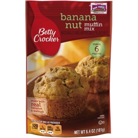 Betty Crocker Muffin Mix, Banana Nut, 6.4 Oz by General Mills
