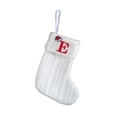 thumbnail image 2 of Fsqjgq Christmas Decorations Embroidery Letters Knit Socks Children's Candy Gift Bag Hanging Christmas Stockings Family Holiday Home Decor E, 2 of 3