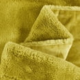 thumbnail image 2 of Home Soft Things Faux Fur Throw - Lemon Curry - 60X80", 2 of 7