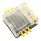 thumbnail image 4 of Bloque de Soporte de Caja de Fusibles de de ías, 30 Amperios, Etiqueta Adhesiva de 60 Piezas, con Fusible Piezas, perfke Portafusibles de 6 vías, 4 of 9