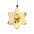 thumbnail image 1 of Party Light-up Decoration Christmas LED String Lights Snowman Tree Pendants for Festive Atmosphere in Home Decorations, 1 of 4