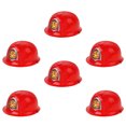 thumbnail image 4 of cascos de seguridad de plástico para juegos de rol, sombreros de bombero rojos, diseño de bombero, divertidos gadgets, juguete educativo para niños, cosplay., 4 of 7