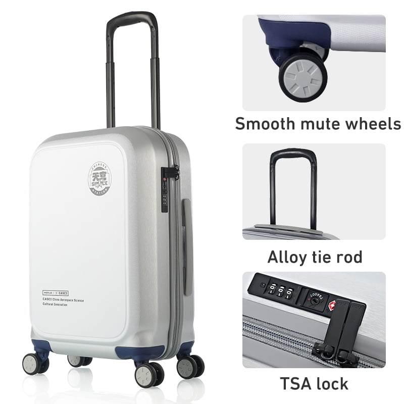 WEPLUS Luggage Sets 4 Piece,24" Hardside Carry-On Luggage, Hardshell Suitcase With Wheels, With Scratch-Resistant Surface, Four Multi-directional Wheels