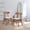 Natural, variant on New Classic Furniture Morocco Wood Dining Chair in Orange (Set of 2)