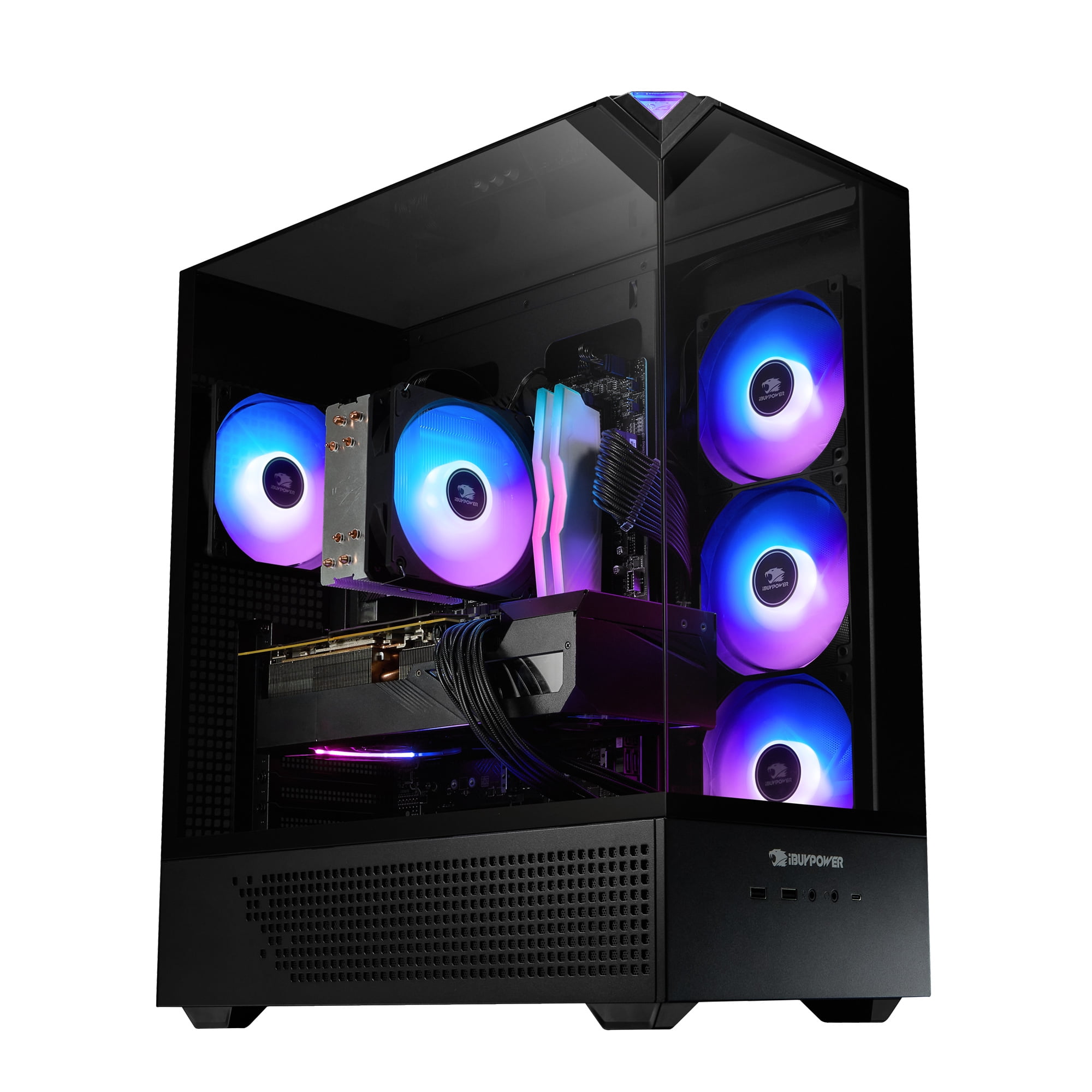iBUYPOWER Element Black Gaming PC Desktop Computer Intel