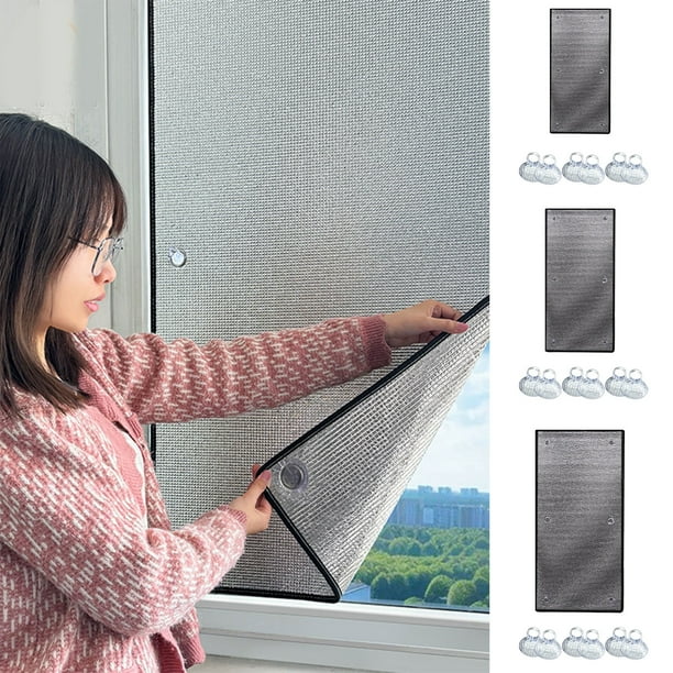 onlyliua para El Hogar Película Alúmina Doble Cara para Techo, Solárium, Ventana, Sombrilla y Protector Solar para Coche, Adhesión de Vidrio Xpe