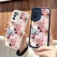 thumbnail image 1 of Único y colorido: funda plateada de doble capa esmerilada con ilustraciones divertidas para iPhone 15 Pro Max 14 13 12 Pro 11, 1 of 4