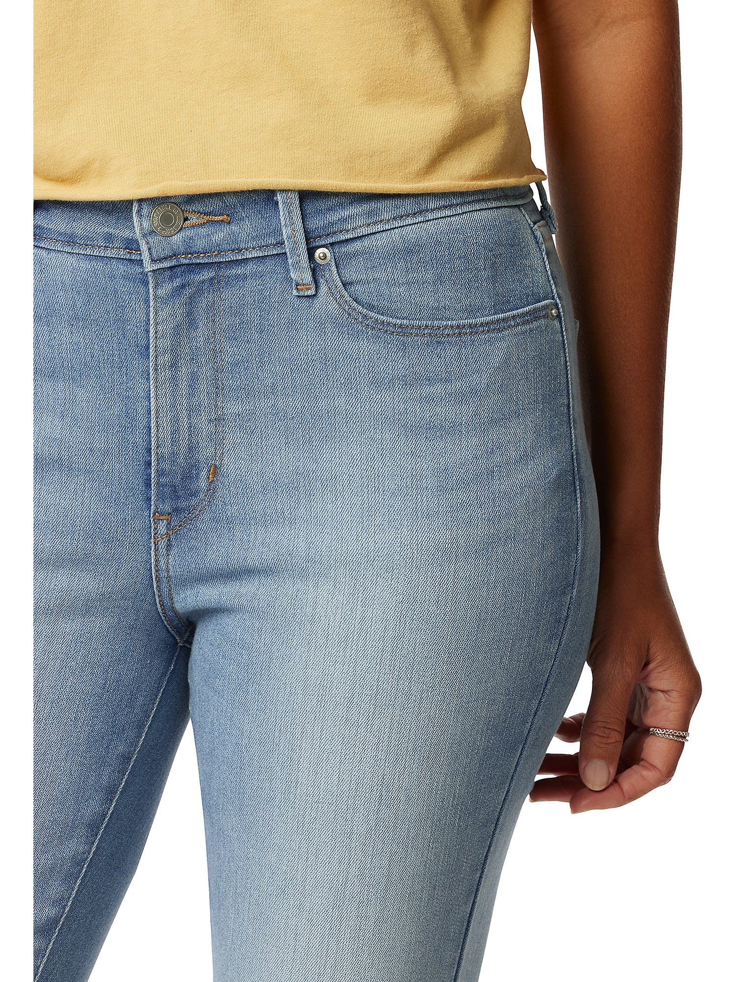 Levi Strauss Signature Women's and Women's Plus High Rise Skinny Jeans, Inseams: Short, Regular and Long, Sizes 2-28