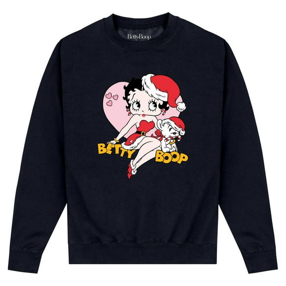 Betty Boop Chandail Molletonné Cœur pour Adulte