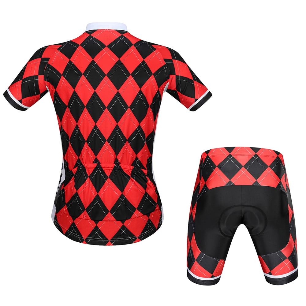 Men/'s Cycling Jersey Short Sleeve Sets Quick Dry Bike Shirts Road Bicycle Shorts