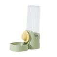 thumbnail image 2 of Hanging Pet Water Dispenser for Cage Automatic Gravity Water Bottle for Dogs Cats Small Animals No Drip Daisy Design Hydration Station for Wire Crate Kennel Green, 2 of 7