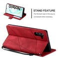 thumbnail image 3 of Dteck Case For Samsung Galaxy Note 10 (6.3 inch), Luxury Magnetic Leather Card Holder Wallet Case Hybrid Protective Stand Shockproof Cover ,Red, 3 of 5