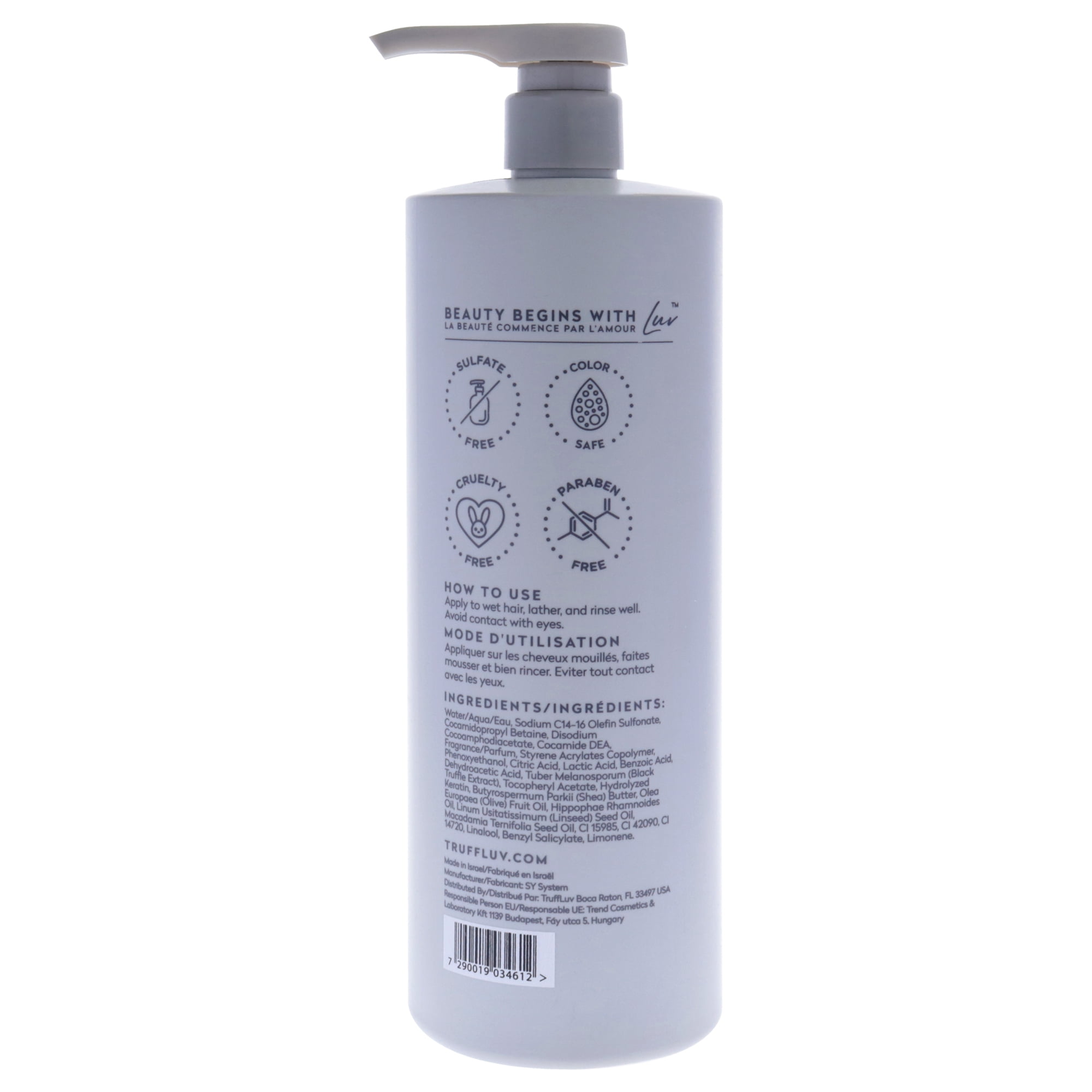 TruffLuv Truffle Shampoo, Shampoo for Men and Women, 33.8 oz