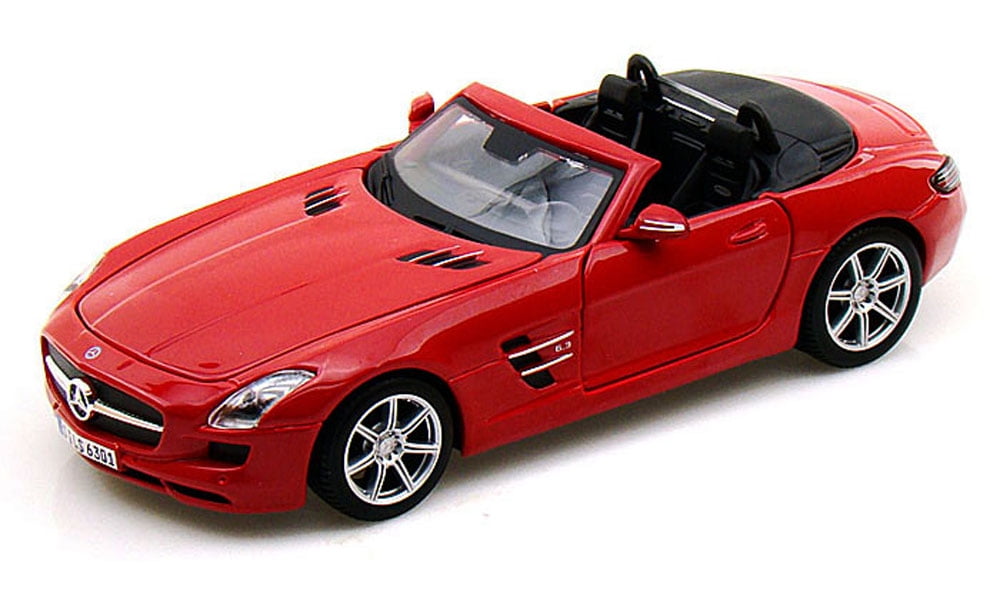 MercedesBenz SLS AMG Roadster Convertible, Red Maisto
