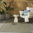 thumbnail image 4 of Nourison Tulum 6' x 9' Olive Outdoor Rug, 4 of 10