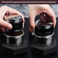 thumbnail image 4 of Distribuidor de café y tamper Herramienta niveladora de café 2 en 1 de cabezal doble de 53 mm Herramienta de distribución de espresso y tamper Se adapta a portafiltros de salvia de 54 mm Barista Expre JFHHH pequeña, 4 of 5