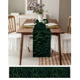 thumbnail image 6 of Green Forest Table Runner Modern Pine Trees Mysterious Art Tablerunners 13 x 90 Inch, Table Decorations Tabletop Scarf for Summer Gathering Holiday Farmhouse Kitchen Dining Decor, 6 of 6