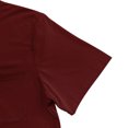 thumbnail image 4 of Vintage Summer Men's T-Shirt Streetwear 3 Buttons Open Fly Loose Clothing Print Short Sleeve T-Shirt M, 4 of 5
